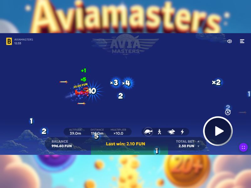 Die visuelle Gestaltung und die Atmosphäre von Aviamasters