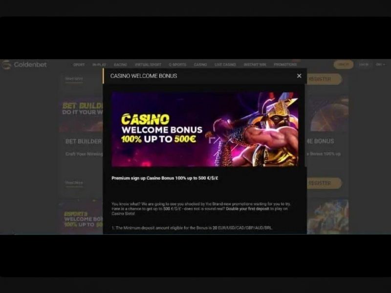 make a Deposit at Goldenbet Casino